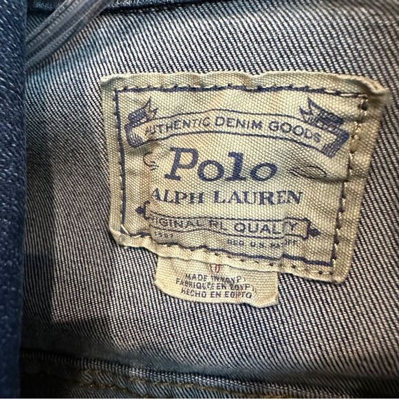 Polo by Ralph Lauren Blue  Jean Jacket Classic Style - Picture 4 of 8